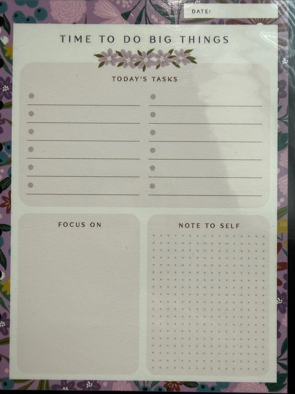 🎀  Happy Planner block note journal pad